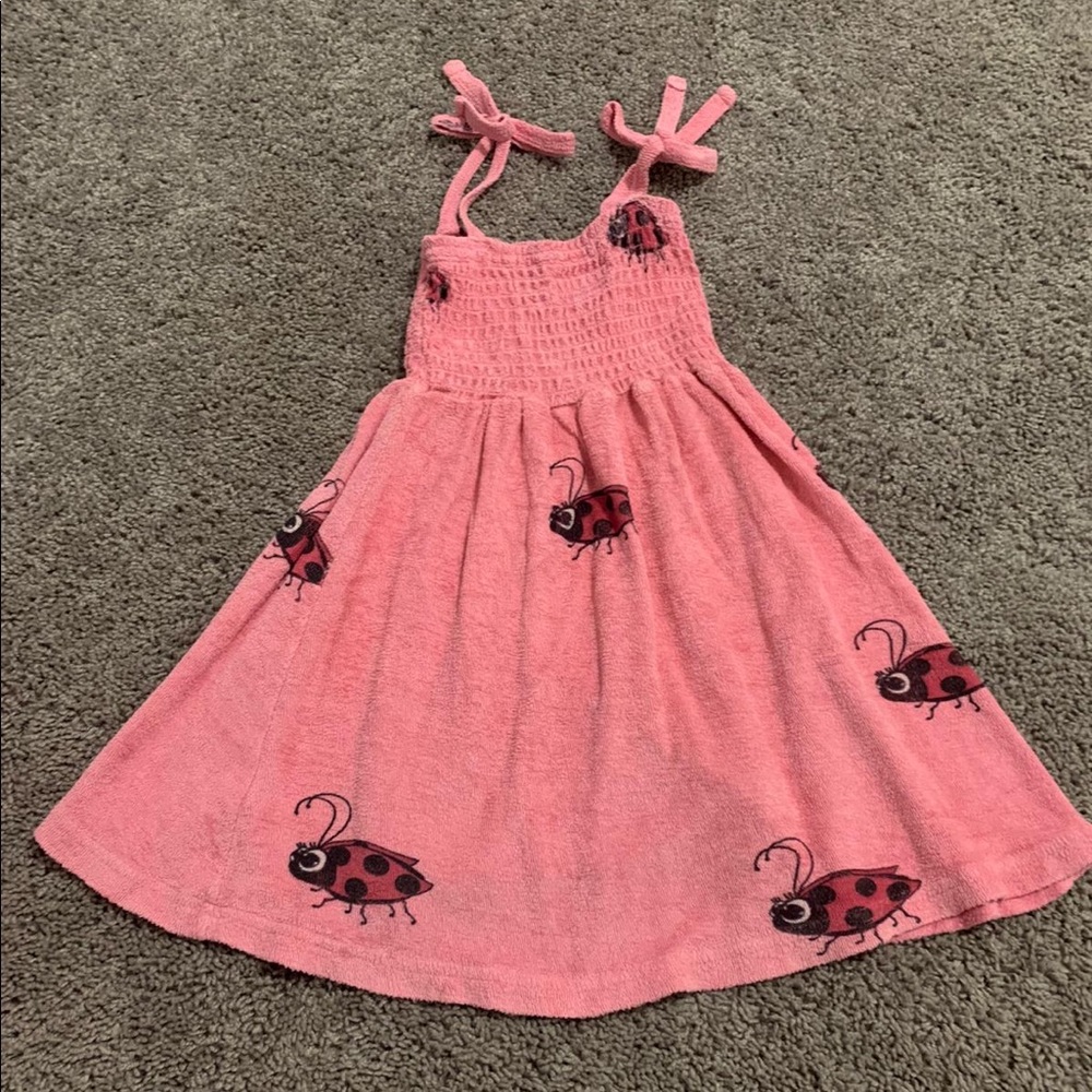 Hugo loves tiki ladybug terry dress